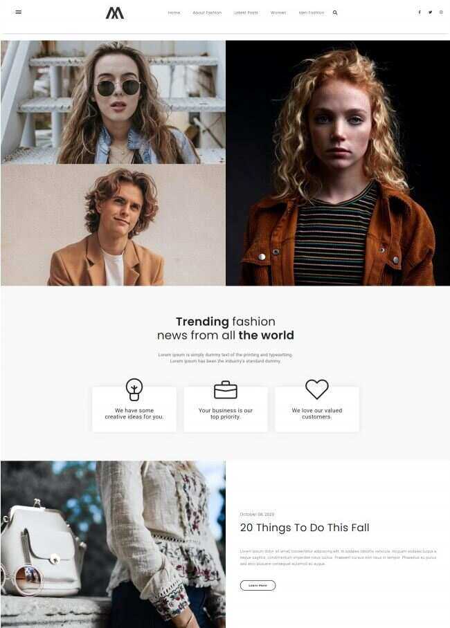 响应式时尚新闻资讯网站HTML模板 - 网创智汇