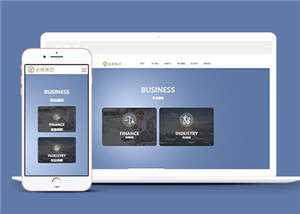 简约网络设计金融企业前端网站模板下载 - 网创智汇