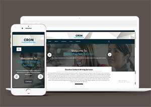 简洁创意内容写作博客网页模板 - 网创智汇