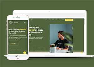 绿色商业咨询公司网页模板下载 - 网创智汇