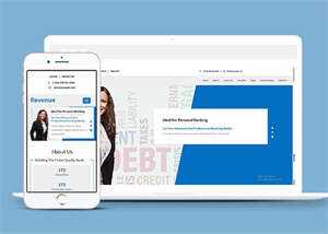 商务咨询金融服务公司模板源码 - 网创智汇