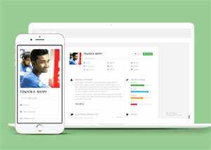 简洁个人简历介绍网站模板下载 - 网创智汇