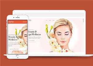 美容护理企业HTML网页模板 - 网创智汇