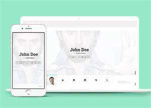 js切换个人简历主页类网站模板 - 网创智汇