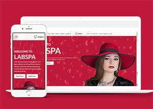 简洁女性护肤品牌企业网站模板 - 网创智汇