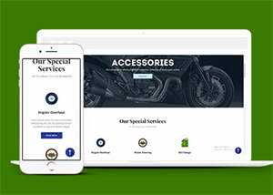 汽车零件生产公司网站模板下载 - 网创智汇