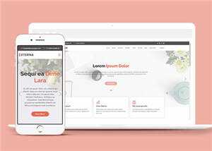 简约营销业务展示响应式网页模板 - 网创智汇