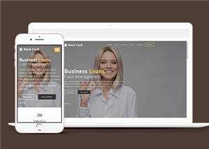 商业信贷行业响应式通用网站模板下载 - 网创智汇