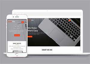 响应式UI设计师项目展示模板 - 网创智汇