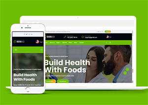 绿色有机食品农产品网站模板下载 - 网创智汇