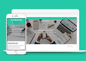 蓝色美元外汇金融网站模板源码 - 网创智汇