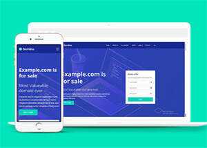 宽屏域名服务代理商HTML5模板下载 - 网创智汇