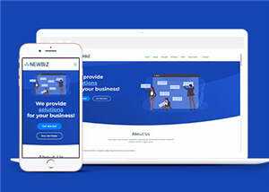 网络数字营销服务响应式网页模板 - 网创智汇