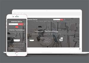 简洁办公椅类公司网站模板源码 - 网创智汇