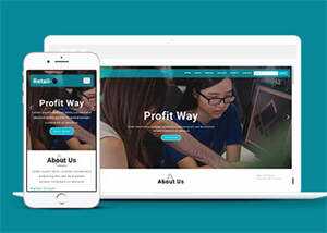 简洁企业人才培训网站模板源码 - 网创智汇