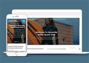 水上运动俱乐部HTML5网页模板下载 - 网创智汇