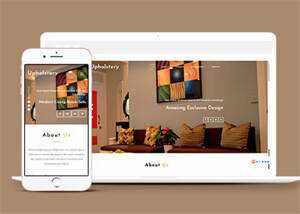 宽屏室内设计视差网站模板下载 - 网创智汇