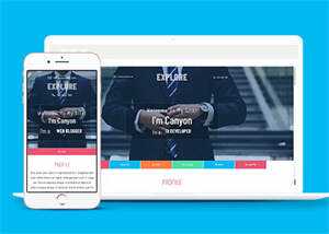 宽屏多彩时尚商务网站模板下载 - 网创智汇