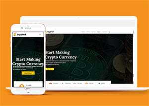 比特币加密货币类网站模板下载 - 网创智汇