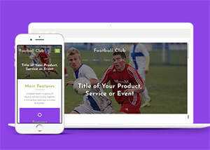 绿色足球竞技俱乐部网站模板 - 网创智汇