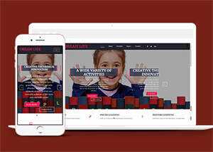 宽屏图书教育HTML网站模板源码 - 网创智汇