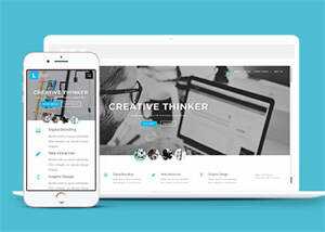 宽屏创新思维培养网站模板 - 网创智汇