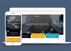 侧边隐藏菜单设计网站模板下载 - 网创智汇