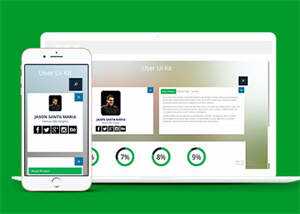 个人站信息触屏版UI套件下载 - 网创智汇