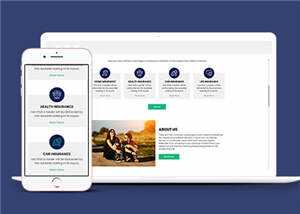 保险公司官方HTML网页模板下载 - 网创智汇