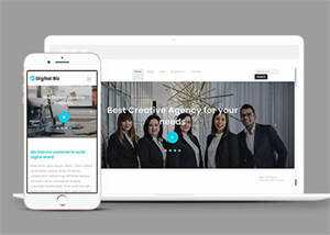 宽屏商务公司CSS3模板下载 - 网创智汇