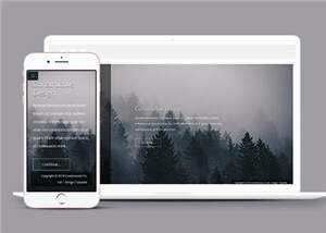 简洁公司产品动态单页面响应式网页模板下载 - 网创智汇