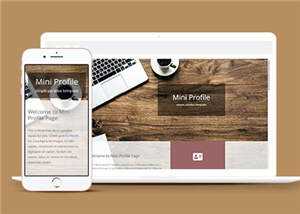 简洁项目简介展示响应式网页模板下载 - 网创智汇