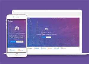 简洁项目介绍展示交互响应式网站模板下载 - 网创智汇