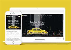 出租车预约服务网站模板下载 - 网创智汇