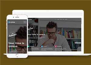 宽屏企业软件产品展示响应式网页模板下载 - 网创智汇