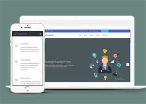 简洁项目外包企业网站模板下载 - 网创智汇