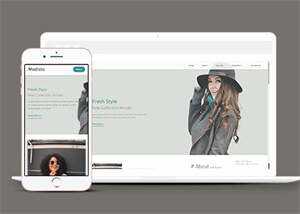 新颖时尚女装品牌企业网站模板 - 网创智汇