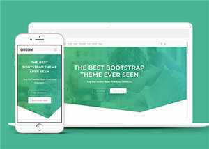 宽屏绿色产品信息展示响应式网站模板下载 - 网创智汇