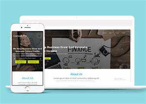 宽屏企业创新设计网站模板下载 - 网创智汇