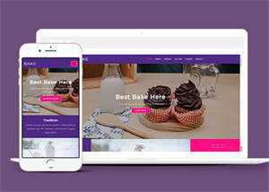 面包烘焙品牌加盟网站模板下载 - 网创智汇