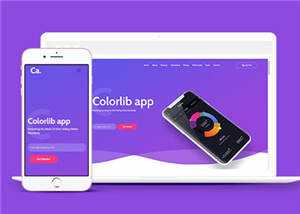 宽屏APP项目展示响应式网页模板下载 - 网创智汇