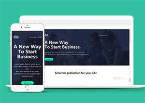 简洁数据挖掘分析网站模板下载 - 网创智汇