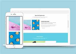 简约创意产品时尚展示响应式网页模板下载 - 网创智汇