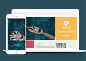 宽屏多色块布局网站模板下载 - 网创智汇