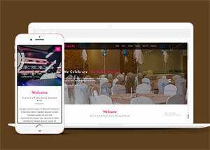 简洁国外婚礼策划网站模板 - 网创智汇