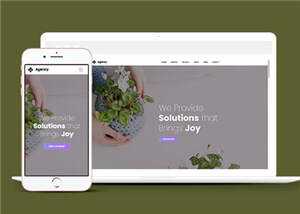 简约创意商业解决方案动态响应式网页模板下载 - 网创智汇