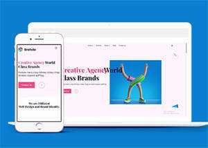 创意品牌广告设计公司网站模板 - 网创智汇