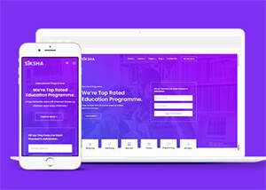 在线课程教育机构网站模板下载 - 网创智汇
