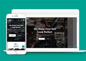时尚美发理发博客HTML5网站模板 - 网创智汇
