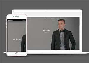 简约企业项目展示响应式网站模板下载 - 网创智汇